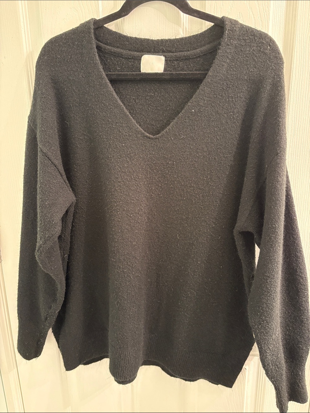 H & M Classic Black V-Neck Women’s Sweater